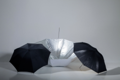 Reflektor Schirme im Studio